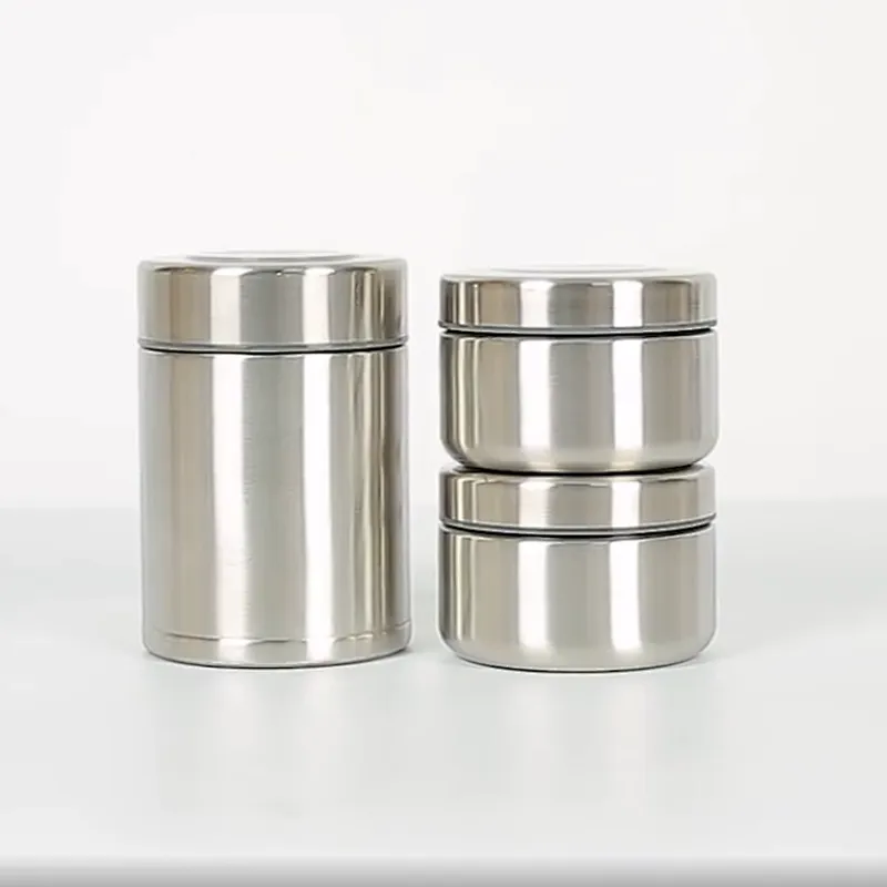 Leakproof Lid 500ml Lunch Box Double Wall Stainless Steel Vacuum Food Storage and single wall salad cases