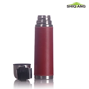 750ml double wall stainless steel vacuum flask gourde isotherme