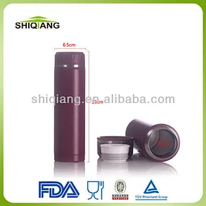 450ml Food Grade Vacuum Thermal Travel Water Flasks Portative Vacuum Drink Bottle With Lid And Filter