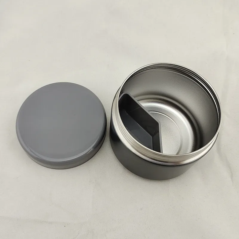 400 ML Single Wall Lunch Box Stainless Steel Food Vegetable Storage Food Container Salad Cases Stainless Steel Jar