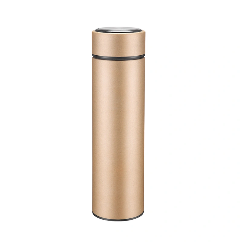 500ml Intelligent Touch Screen Display Smart Water Bottle Temperature 304 Stainless Steel Thermos Coffee Tea Tumbler
