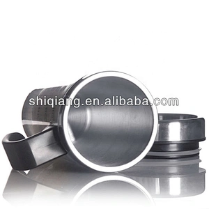 Stainless Steel Double Wall Travel Mug With Handle