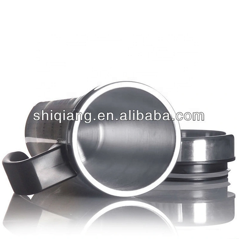 Stainless Steel Double Wall Travel Mug With Handle
