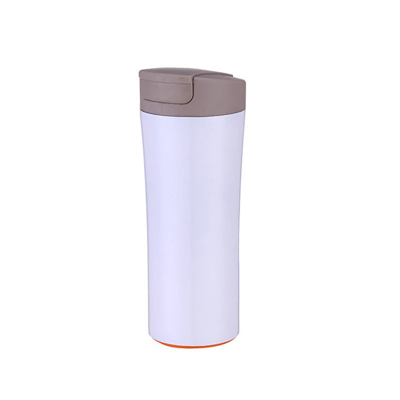 Attractive vacuum insulated non-slip stainless tumbler with leakproof lid