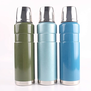 Custom Logo Double Wall Insulated Stainless Steel Thermos Flasks Vacuum