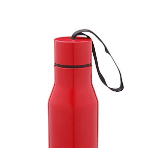750ml double wall stainless steel vacuum insulated water bottle with strap
