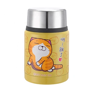 1L Thermal Lunch Box Jar Double Wall Stainless Steel Wide Mouth Lunch Insulated Food Container