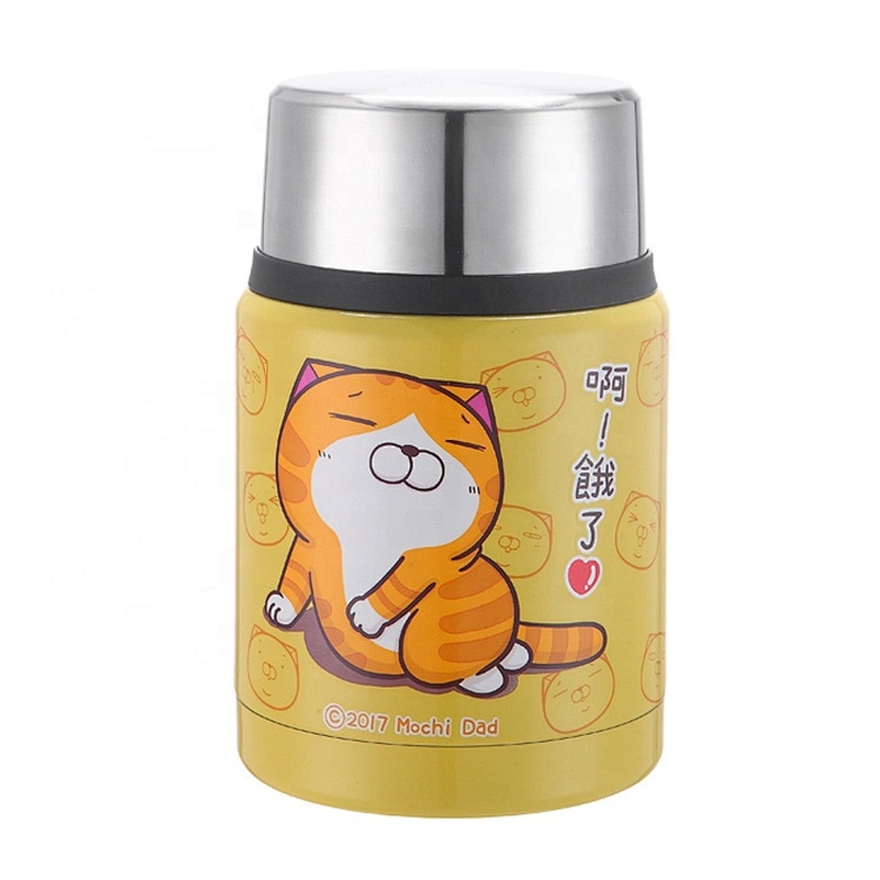 1L Thermal Lunch Box Jar Double Wall Stainless Steel Wide Mouth Lunch Insulated Food Container