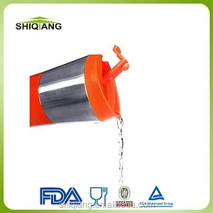 16OZ double walled stainless steel tumbler cups with leakproof lid