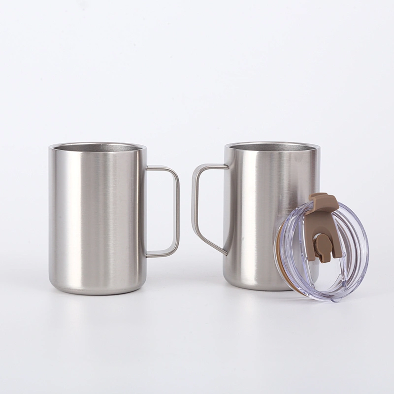 BPA Free 400ml Stainless Steel Insulated Cup With Handle
