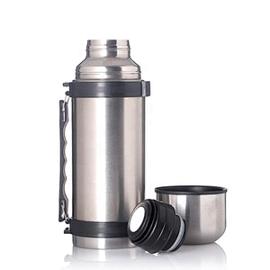 Souvenir Gift Double Wall Insulated Stainless Steel 1.1L Soup Water Vacuum Thermos Flask For Camping