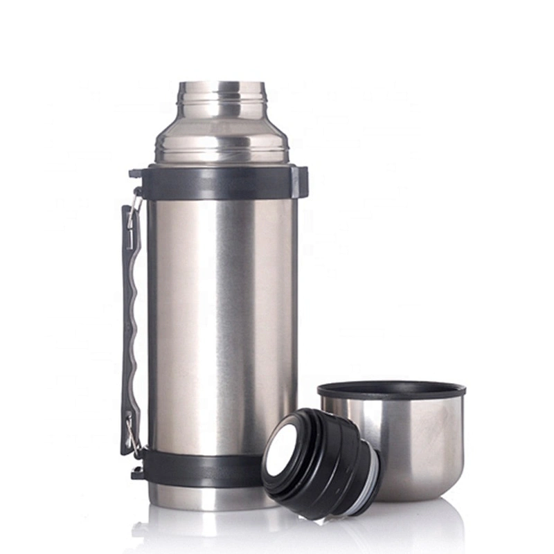 Souvenir Gift Double Wall Insulated Stainless Steel 1.1L Soup Water Vacuum Thermos Flask For Camping