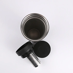 Water bottle vacuum travel drinking coffee tea tumbler with infuser