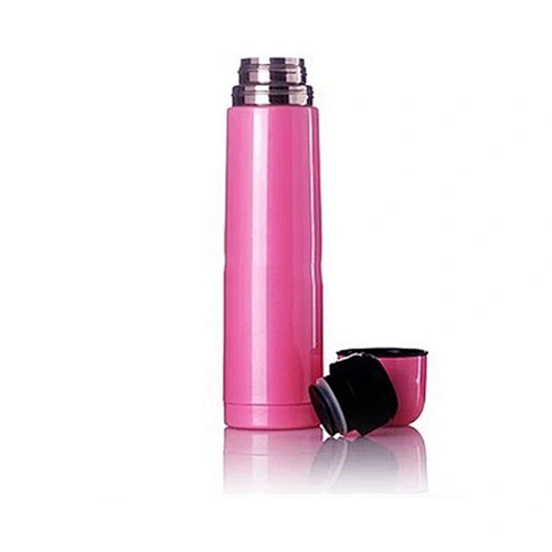 Metal Wide Mouth Double Wall Insulated Vacuum Stainless Steel Thermal Bottle With Lid