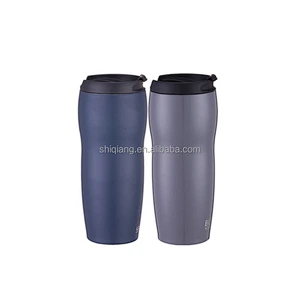 380ml double wall insulated stainless steel cup with silicone sleeve