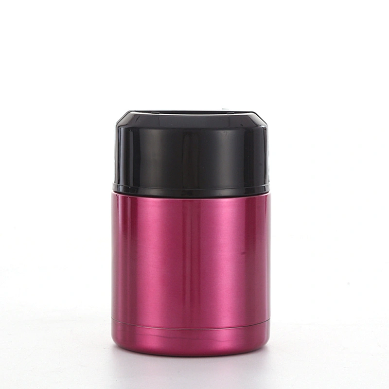 800ml Keep Warm Double Wall Insulated Stainless Steel Food Container Vacuum Thermos Flask Soup Storage Jar