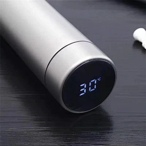 500ml Water bottle vacuum travel drinking coffee tea tumbler with infuser temperature display