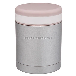 Classic leakproof double wall stainless steel food storage set with stainless steel salad case