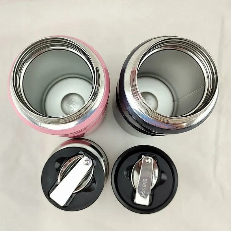 750 ml Keep Warm Double Wall Insulated Stainless Steel Food Container Vacuum Thermos Flask Soup Jar