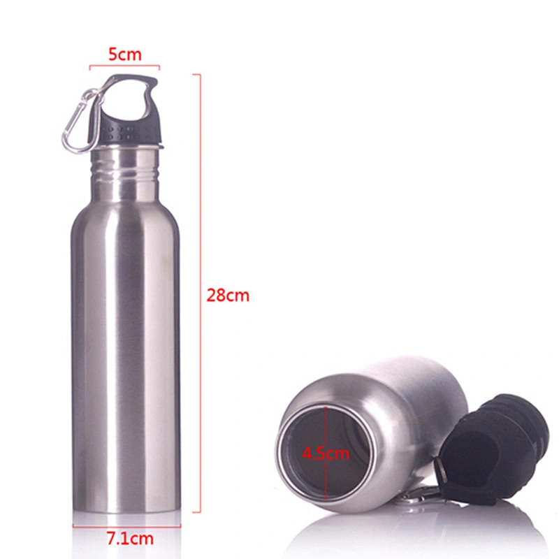 Custom Vacuum Insulated Thermos Flask Portable Metal Sport Drink Bottles With Lid