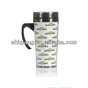 Stainless Steel Double Wall Travel Mug With Handle