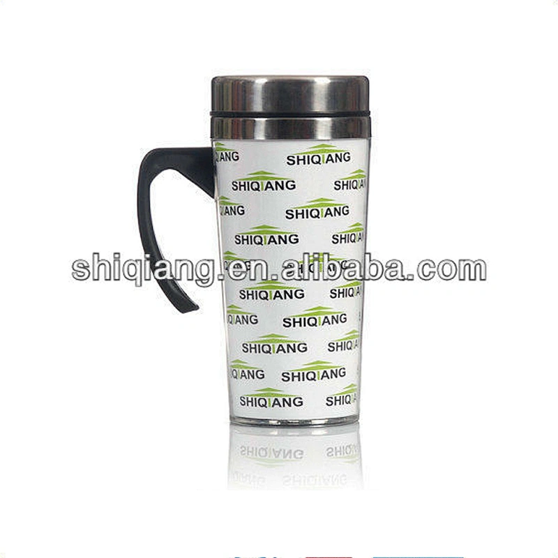 Stainless Steel Double Wall Travel Mug With Handle