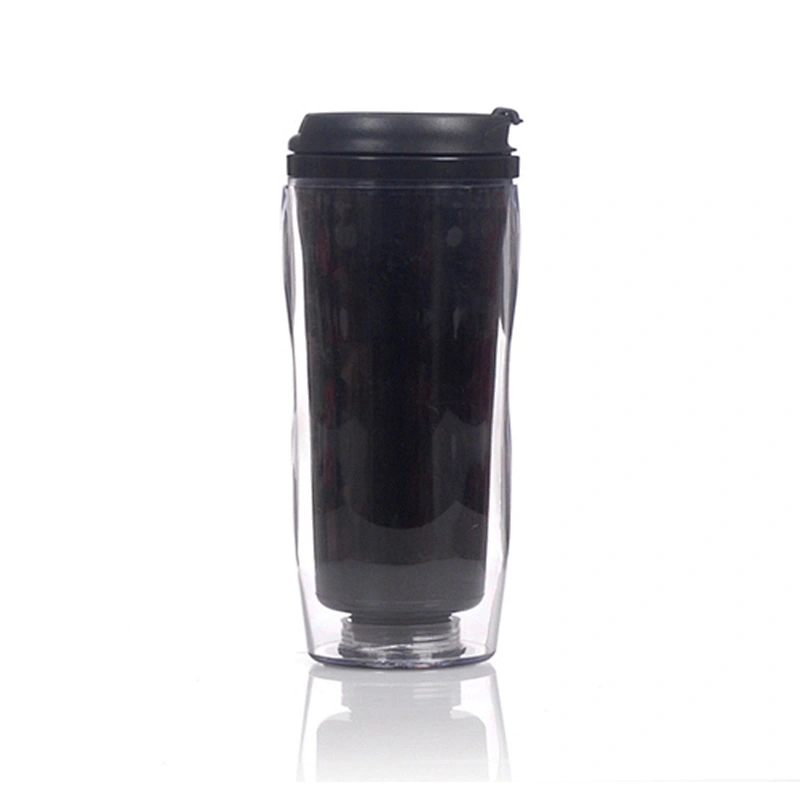 BPA Free 350ml DIY Changeable Insert Paper Plastic Travel Coffee Cup Promotional Gift Mugs
