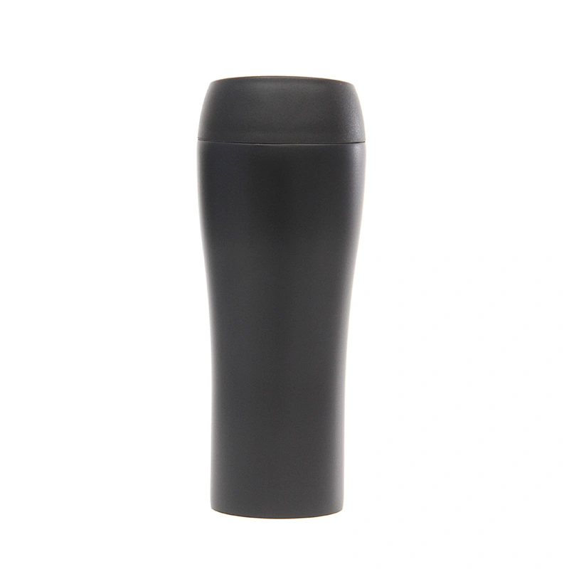 400ml stainless steel leakproof vacuum thermo office cup with push button lid