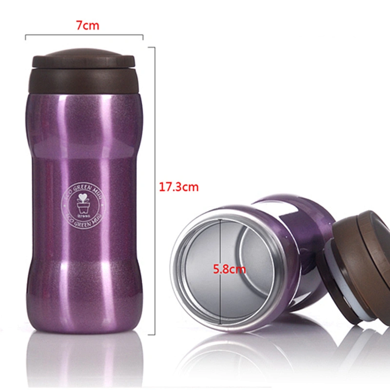 New Design 300ml Double Wall Stainless Steel Insulated Vacuum Thermos With Tea Filter