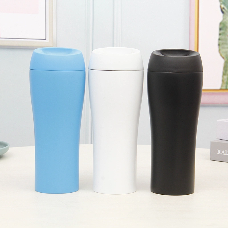 400ml Vase Type Double Wall Stainless Steel Vacuum Travel Office Mug