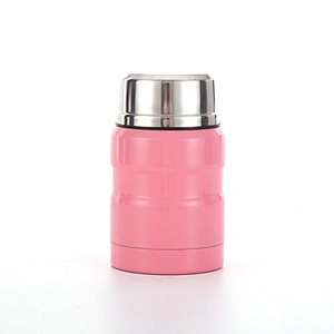 500ml Keep Warm Double Wall Insulated Stainless Steel Food Container Vacuum Thermos Flask Soup Storage Jar