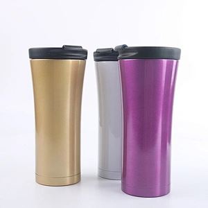 Hot Selling 500ml double wall stainless steel travel thermal mug with leakproof lid
