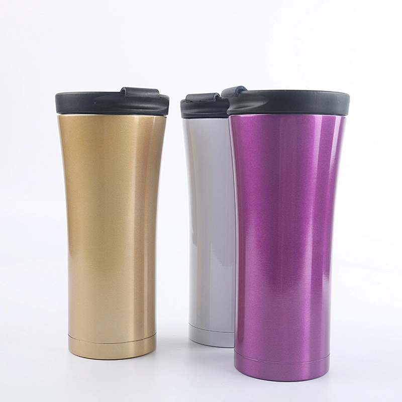 Hot Selling 500ml double wall stainless steel travel thermal mug with leakproof lid