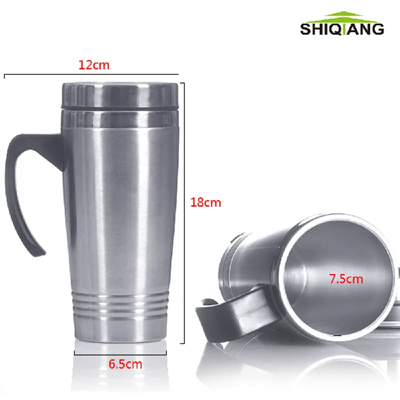 450 ml double wall stainless steel travel mug thermal tumbler