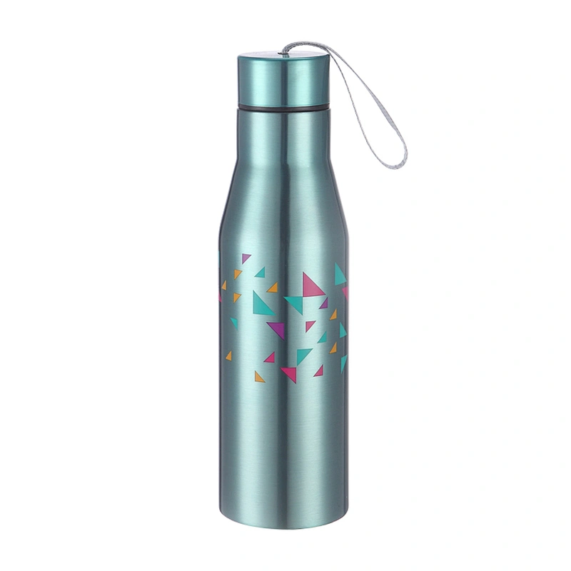 750ml big mouth double wall stainless steel thermos vacuum flask with strap