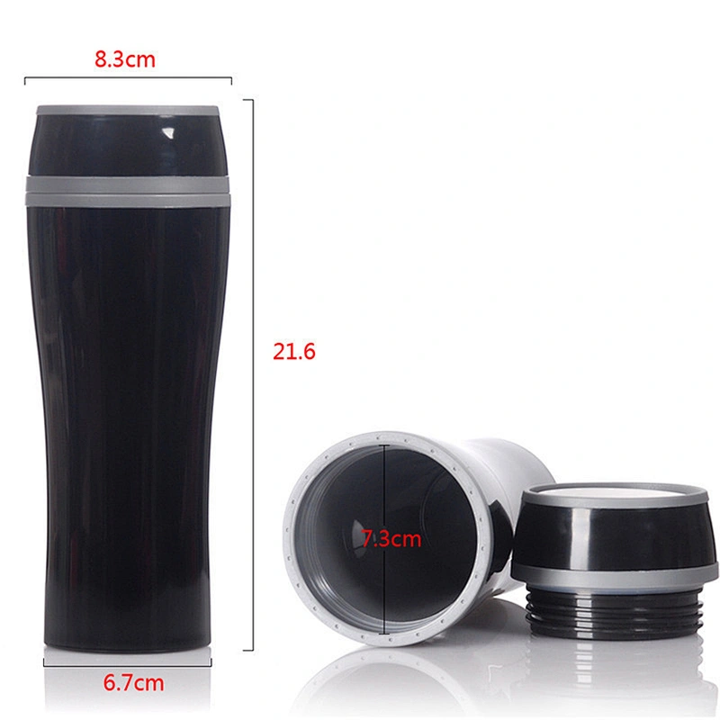 500ml Stainless Steel Slim Vacuum Mug With Two Lid