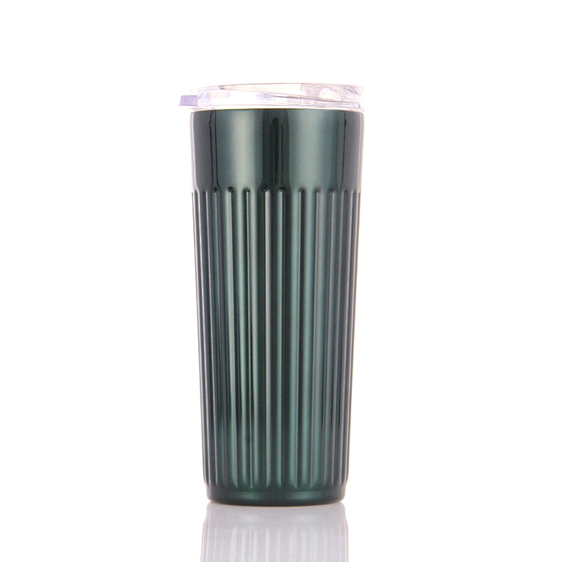 Double Wall 304 Insulated Straw Vacuum Tumbler Thermo Coffee mug Water cup With Tritan Lid