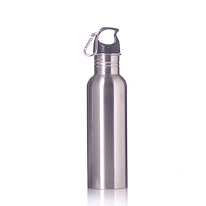 Custom Vacuum Insulated Thermos Flask Portable Metal Sport Drink Bottles With Lid
