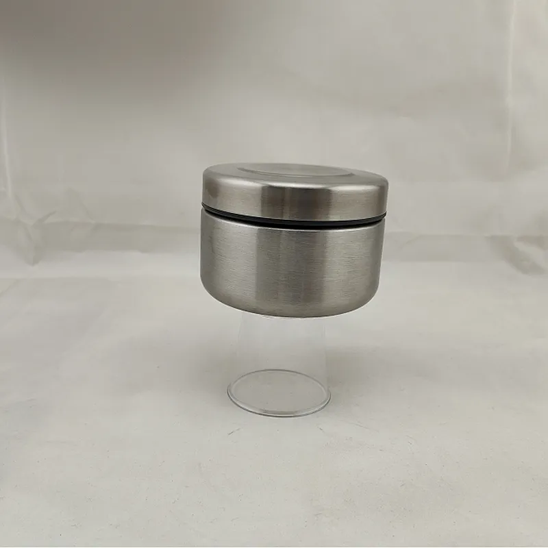 300 ML Single Wall Lunch Box Stainless Steel Food Vegetable Storage Food Container Salad Cases Stainless Steel Jar
