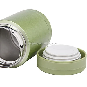 Classic leakproof double wall stainless steel food storage set with stainless steel salad case