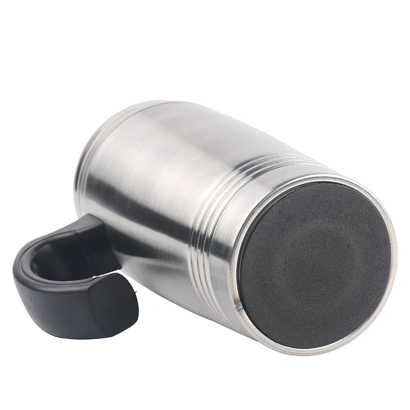 16oz 450ml eagle mugs stainless steel inner and outer thermal travel mug with plastic handle and streak thermos mug
