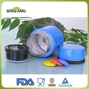 Food grade 500ml double wall metal thermal insulated lunch box