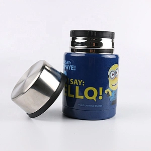 Customized Insulated Lunch Vacuum Bottle Stainless Steel Food Container