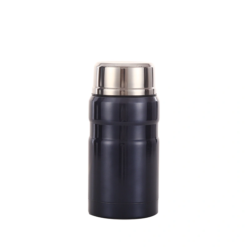 750ml Keep Warm Double Wall Insulated Stainless Steel Food Container Vacuum Thermos Flask Soup Jar With Spoon