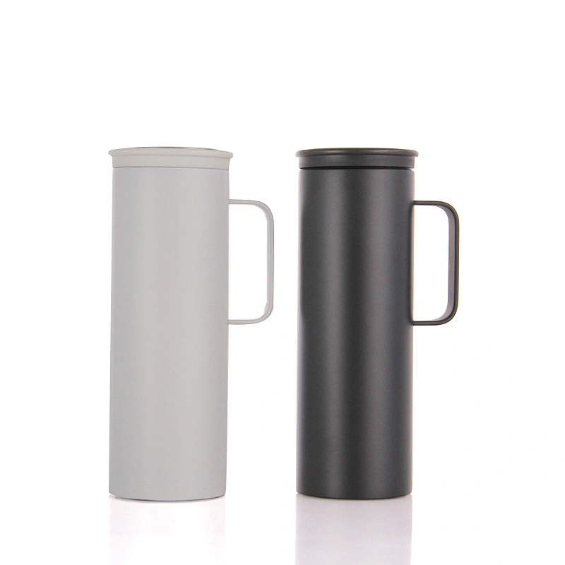450ml Stainless Steel Handle Sports Water Bottle Vacuum Insulated Thermo Flasks Leakproof