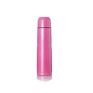 Metal Wide Mouth Double Wall Insulated Vacuum Stainless Steel Thermal Bottle With Lid
