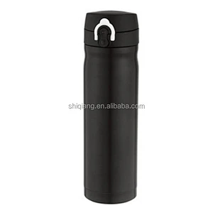 500ml cylindroid stainless steel high grade vacuum flask thermos bottles with spring button and portable lid keeps hot or cold
