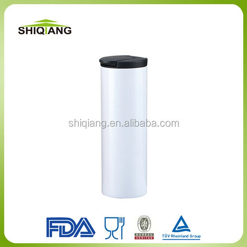 China supplier 550ml double wall insulated stainless steel thermo mug with new type lid