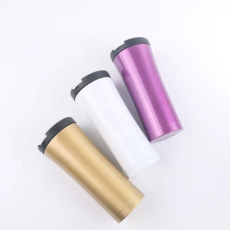 Hot Selling 500ml double wall stainless steel travel thermal mug with leakproof lid