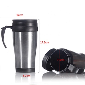 400ML Stainless Steel Tumbler Cups Vacuum Double Wall Insulated Travel Mug